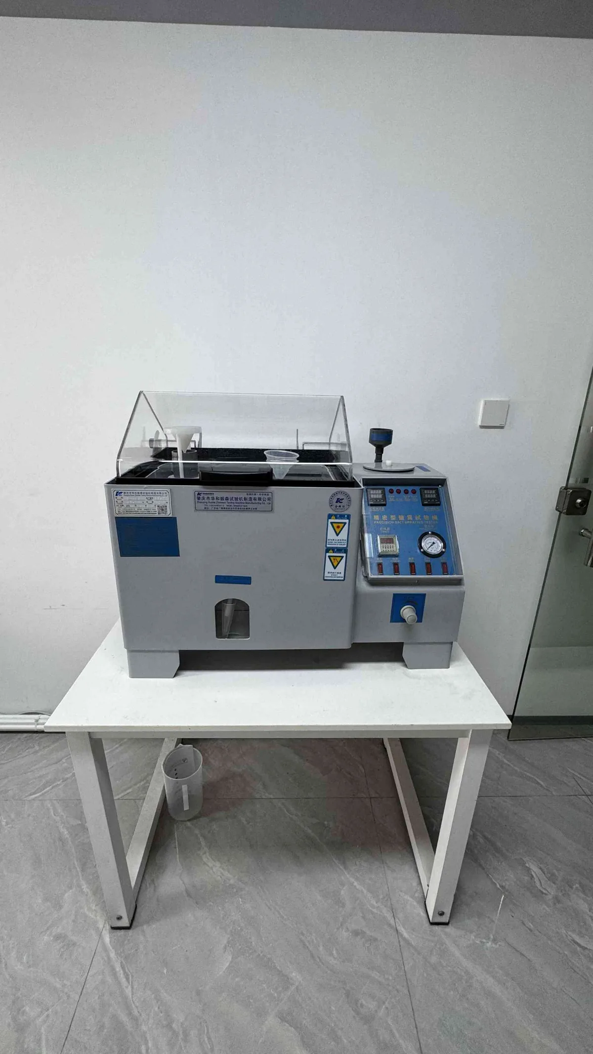 Mesin uji korosi semprot garam untuk kontrol kualitas ritsleting di CEO Zipper